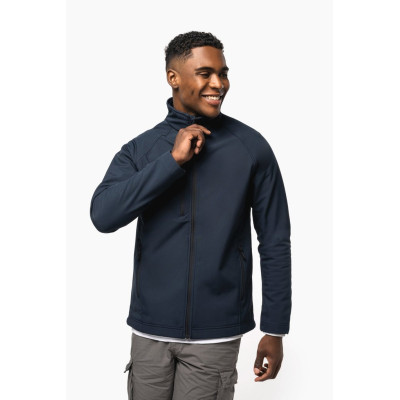 Unisex eco-friendly 3-layer softshell jacket
